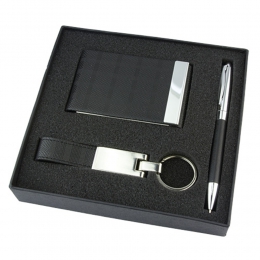 Set prince 61200 llavero tarjetero bolígrafo pluma escritura porta llaves curpiel metal estuche regalo oficina escritorio promocional mayoreo regalo ejecutivo personalizado grabado laser