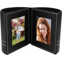 Organizador rodano KTC045 porta pluma con doble portarretrato tamaño foto 5 x7 cm regalo oficina escritorio promocional mayoreo regalo ejecutivo personalizado grabado laser serigrafia