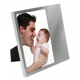 Portarretrato emotion PRT350 foto 10 x 15cm horizontal vertical porta fotos aluminio no galvanizado plata marco fotografía recuerdos decoración hogar promocional mayoreo regalo ejecutivo grabado laser serigrafia