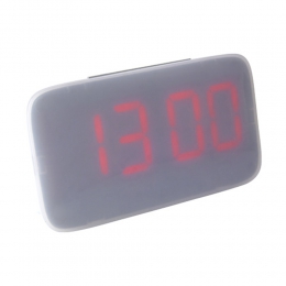 Reloj morant MK900 despertador digital con luz roja pantalla para escribir mensajes marcador plumón escritorio 4 batería AAA reloj aluminio plástico translucido hora tiempo escritorio promocional mayoreo regalo ejecutivo impresion serigrafia grabado laser
