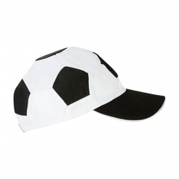 Gorra soccer ball GEP020 balon pelota futbol Broche sombrero visera poliester mundial fifa protector solar verano ejercicio deporte promocionales mayoreo regalo ejecutivo personalizado bordado serigrafia