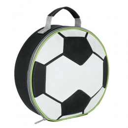 lonchera hielera soccer sin047 lounch interior metalizado plastificado impermeable recreo escuela trabajo comida alimentos traste plastico poliester eva promocionales mayoreo regalo ejecutivo personalizado grabado laser serigrafia