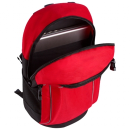 mochila citaru, tablet, computo, guardar, viajar, estudiantes, oficinistas, empleados, jovenes adultos, poliester, azul, rojo, bolsa prinipal, laterales de malla escuelas maestros, promocionales, regalos, serigrafia, bordado, sin074