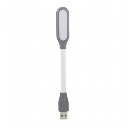 LáMPARA LUX, Lámpara USB para laptop No requiere baterías, impresio en serigrafia, para tablet, computadora, color blanco, accesorio de computo, promocional, regalo ejecutivo