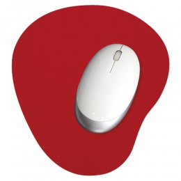 MOUSE PAD BEAN Base antiderrapante porta mouse, tapete para mouse promocional, accesorio de computo, serigrafia, sublimación mouse pad poliuretano color rojo, color azul, color blanco, color negro