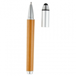 Bolígrafo konya Bolígrafo con touch screen y tapón Material Eco-Friendly ECO050 pluma tinta negra bambu escritura mayoreo regalo ejecutivo promocional