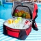 Hielera jena SIN064 lonchera poliester interior plastificado impermeable enfriador transportar bebidas alimentos picnik dia de campo playa almuerzo comia desayuno cervezas refresco promocional mayoreo regalo ejecutivo