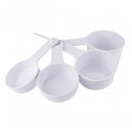 Taza medidora zary KTC025 set de 4 tazas medidoras plastico medidas 1 taza 12 taza 13 taza 14 taza accesorio de cocina cheff hornear cocinar hogar regalo ejecutivo ama de casa promocional mayoreo restaurant