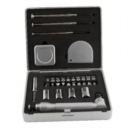 set de herramientas conrad desarmadores flexometro cuter puntas de desarmador dados extension estuche metal plastico plata serigrafia maletin de herramientas her08 promocionales regalo ejecutivo hogar