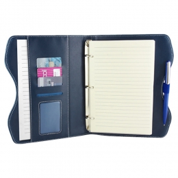 Libreta trebbia HL140 cuaderno carpeta agenda escritura diario 80 hojas raya libreta con bolígrafo metálico pluma tinta negra compartimiento tarjetas porta documentos  escuela trabajo estudiantes regalo ejecutivo promocional mayoreo impresión serigrafia