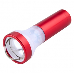 lampara 5 led baterias AAA vanadis linterna luz intermitente luz apagón herramientas azul rojo  aluminio plástico promocionales regalo ejecutivo laser serigrafia lam1010