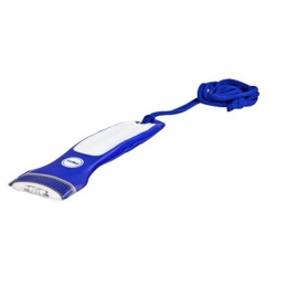 lampara sken 2 led baterias boton linterna luz apagón herramientas azul rojo gris plástico promocionales regalo ejecutivo serigrafia lam750
